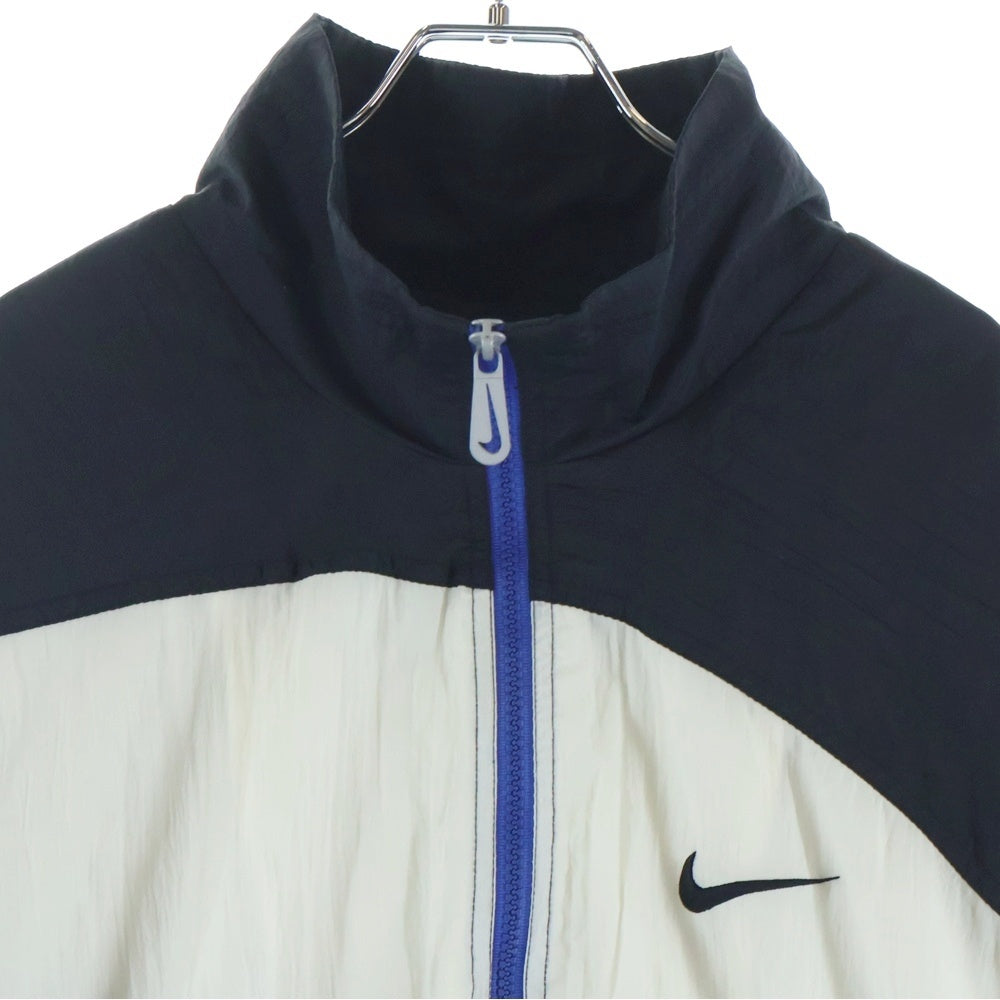 NIKE(ナイキ) 90s VINTAGE ナイロン トラックジャケット ブラック/ホワイト/ブルー