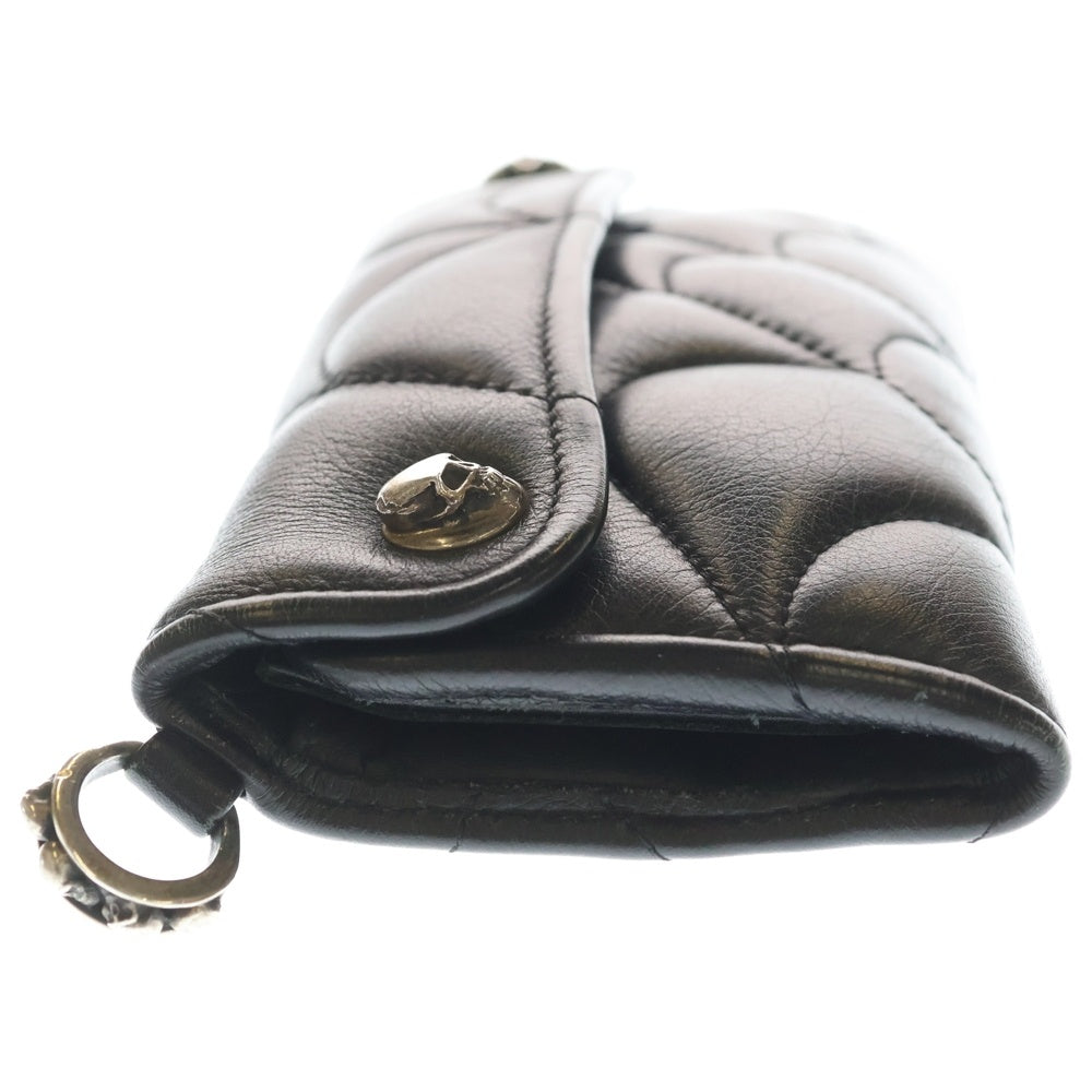 STANLEY GUESS(スタンリーゲス) スパイダー 2スナップ レザー ロングウォレット 長財布 ブラック