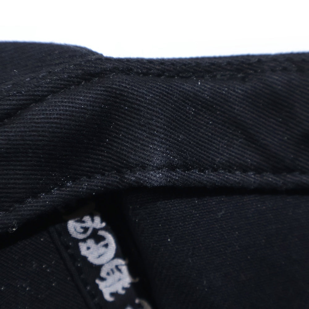 CHROME HEARTS(クロムハーツ) Vertical Logo Hat CH刺繍ロゴ ベースボールキャップ 帽子 ブラック