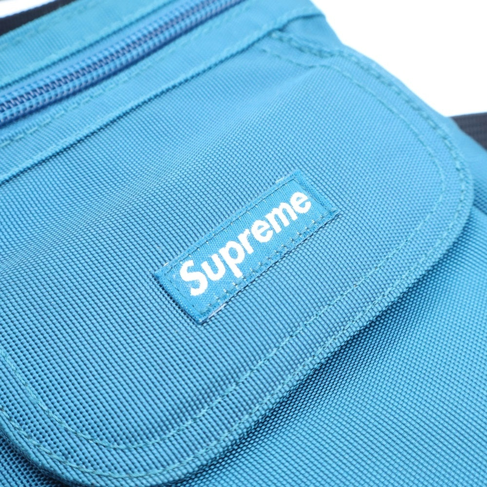 SUPREME(シュプリーム) 19AW Shoulder Bag ロゴ刺繍 ショルダーバッグ サコッシュ ブルー