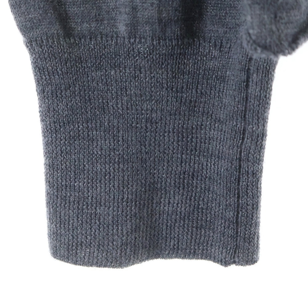 COMME des GARCONS SHIRT(コムデギャルソンシャツ) 異素材 コットン ウール ドッキング長袖シャツ ホワイト/グレー S25641
