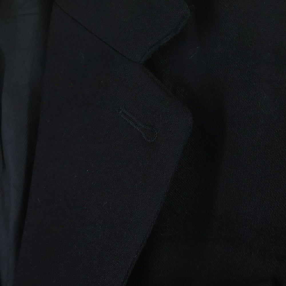 Maison Martin Margiela(メゾンマルタンマルジェラ) black wool chesterfield coat ここのえ期 ウール チェスターフィールド ロングコート ブラック 30 A019