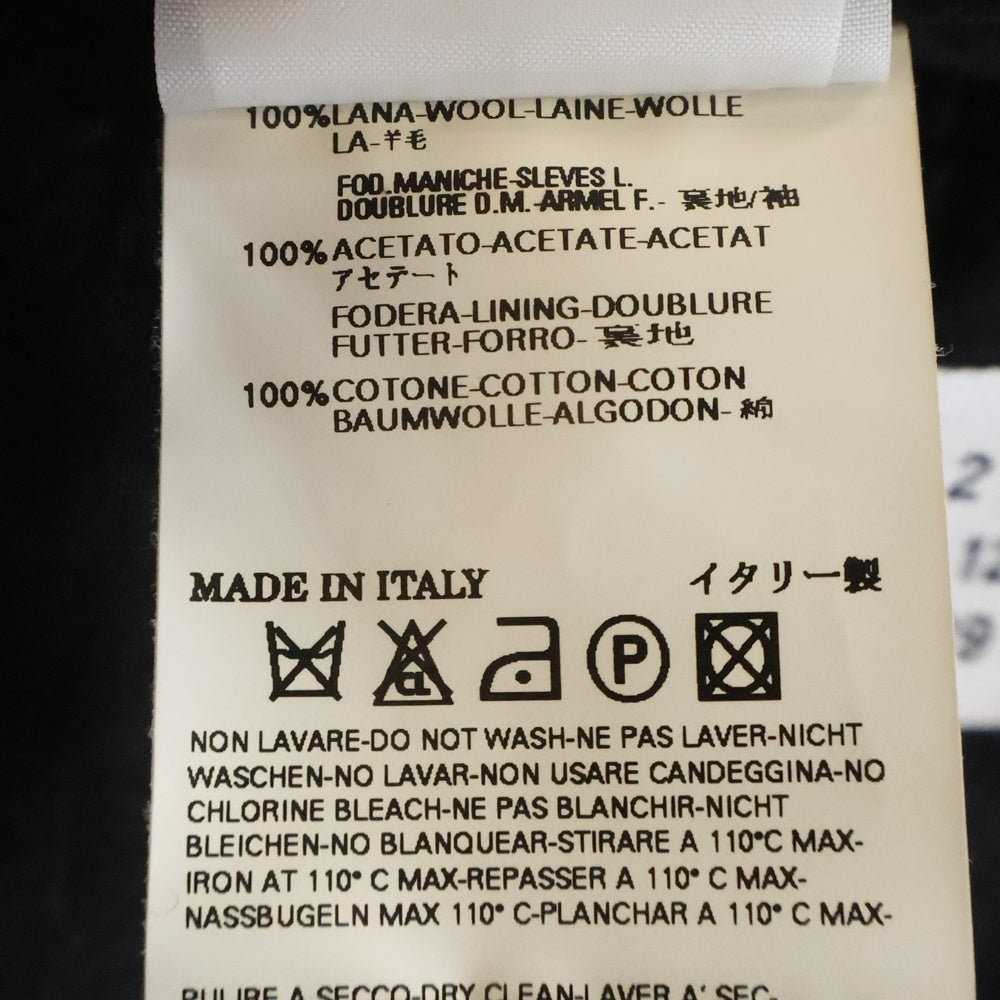 Maison Martin Margiela(メゾンマルタンマルジェラ) black wool chesterfield coat ここのえ期 ウール チェスターフィールド ロングコート ブラック 30 A019
