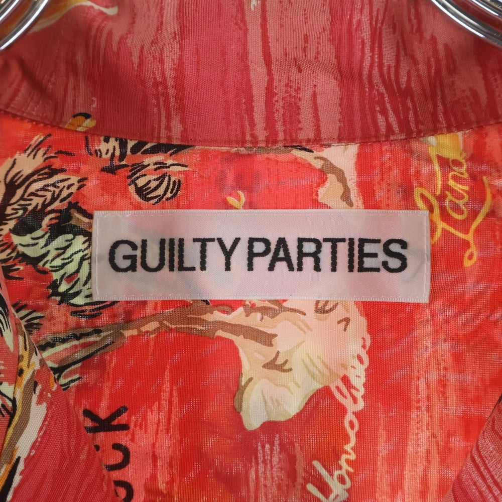 WACKO MARIA(ワコマリア) 24SS HAWAIIAN SHIRT S/S 半袖 アロハシャツ レッド