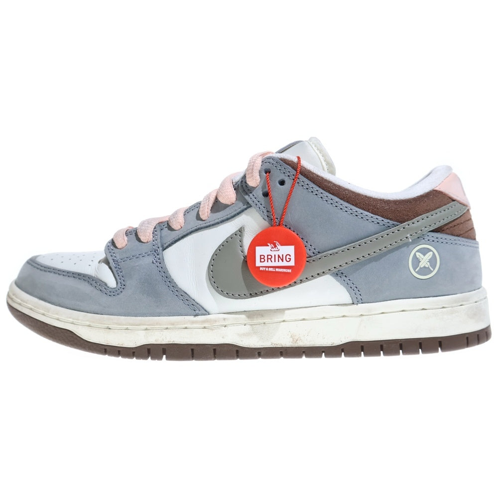 NIKE(ナイキ) ×YUTO HORIGOME DUNK LOW PRO QS FQ1180-001 堀米雄斗 ダンク プロ クイックストライク ローカットスニーカー US7.5/25.5cm ホワイト/グレー