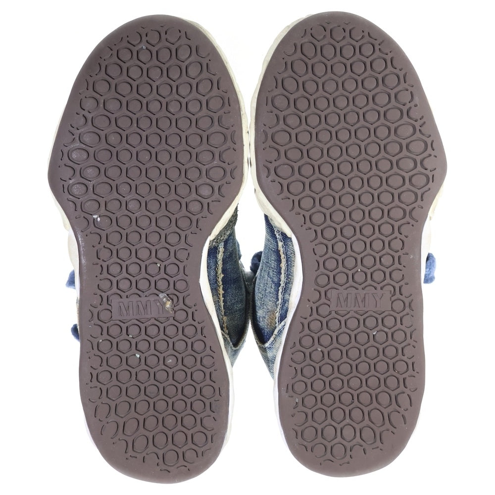 MAISON MIHARAYASUHIRO(メゾンミハラヤスヒロ) HERBIE PUFFER OG Sole Washed Denim Low top Sneaker ハービー パファー OG ソール ウォッシュド デニム ローカットスニーカー ブルー/ホワイト A01FW702