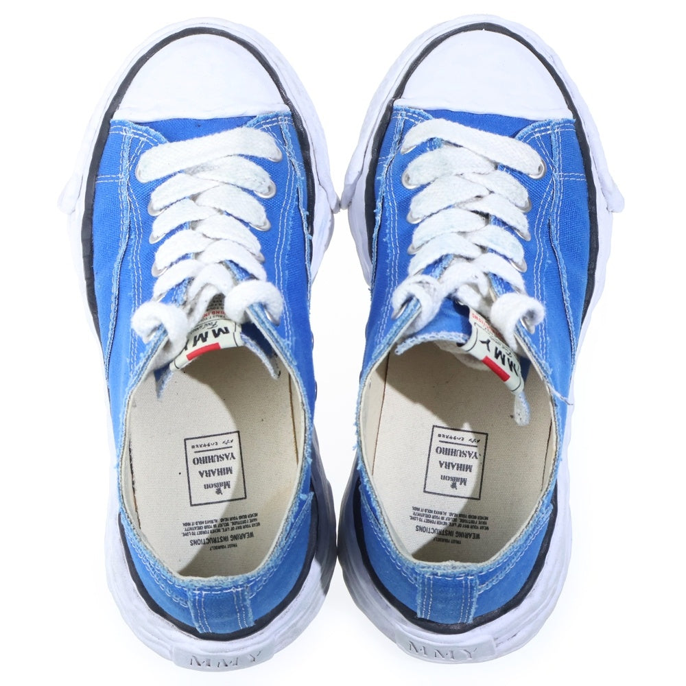 MAISON MIHARAYASUHIRO(メゾンミハラヤスヒロ) PETERSON 23 Original Sole Canvas Low Top Sneakerピーターソン ローカットスニーカー ブルー/ホワイト A11FW702