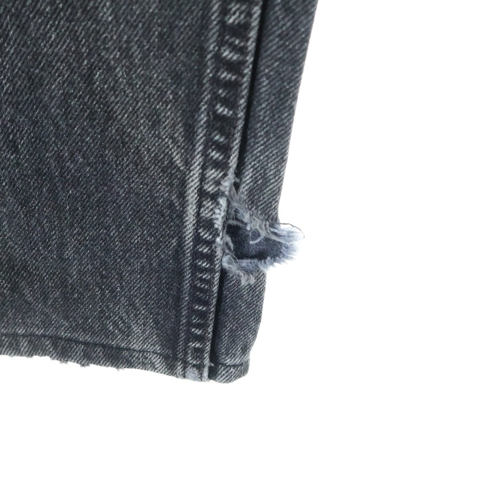 Levi's(リーバイス) 501 ボタン裏653 USA製 後染め ボタンフライ デニムパンツ ブラック 501-0660