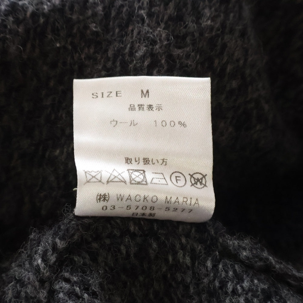 WACKO MARIA(ワコマリア) 23AW CLASSIC KNIT CARDIGAN クラシック ニット カーディガン グレー 23FW-WMK-KN04