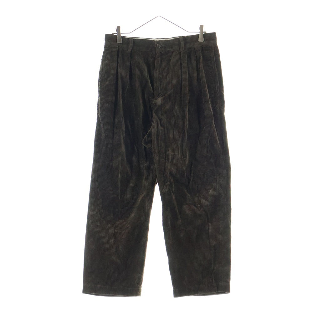 WACKO MARIA ワコマリア 23AW DOUBLE PLEATED CORDUROY TROUSERS 2タック コーデュロイ トラウザーパンツ ブラウン 23FW-WMP-PT02 WACKO MARIA(ワコマリア) 23AW DOUBLE PLEATED CORDUROY TROUSERS 2
