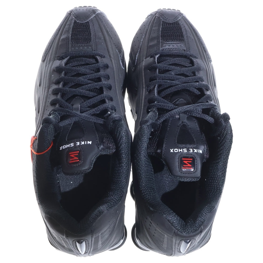NIKE(ナイキ) SHOX R4 BLACK/BRIGHT CRIMSON HQ1988-001 ショックス R4 ローカットスニーカー ブラック/ブライトクリムゾン US8/26cm
