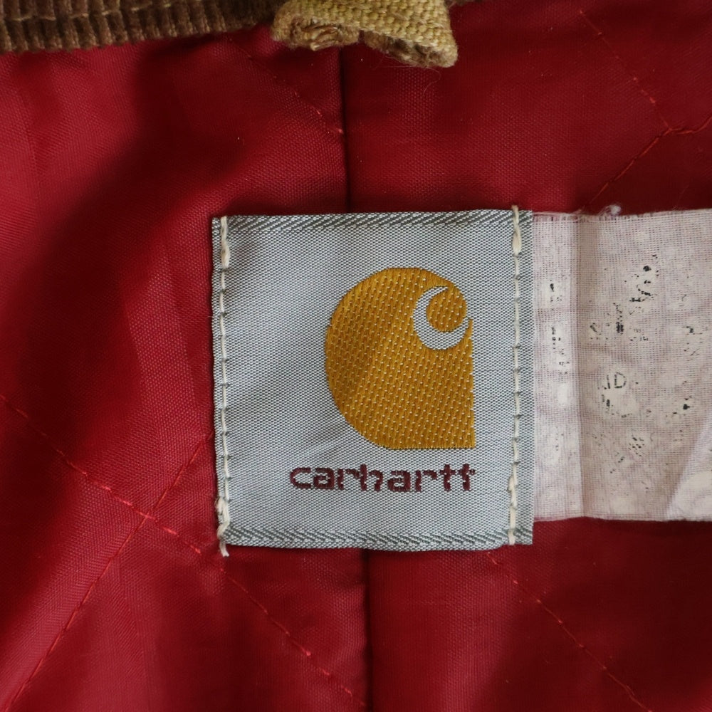 CARHARTT(カーハート) 90s DETOROIT JACKET デトロイトジャケット ワークジャケット 企業ロゴ ブラウン