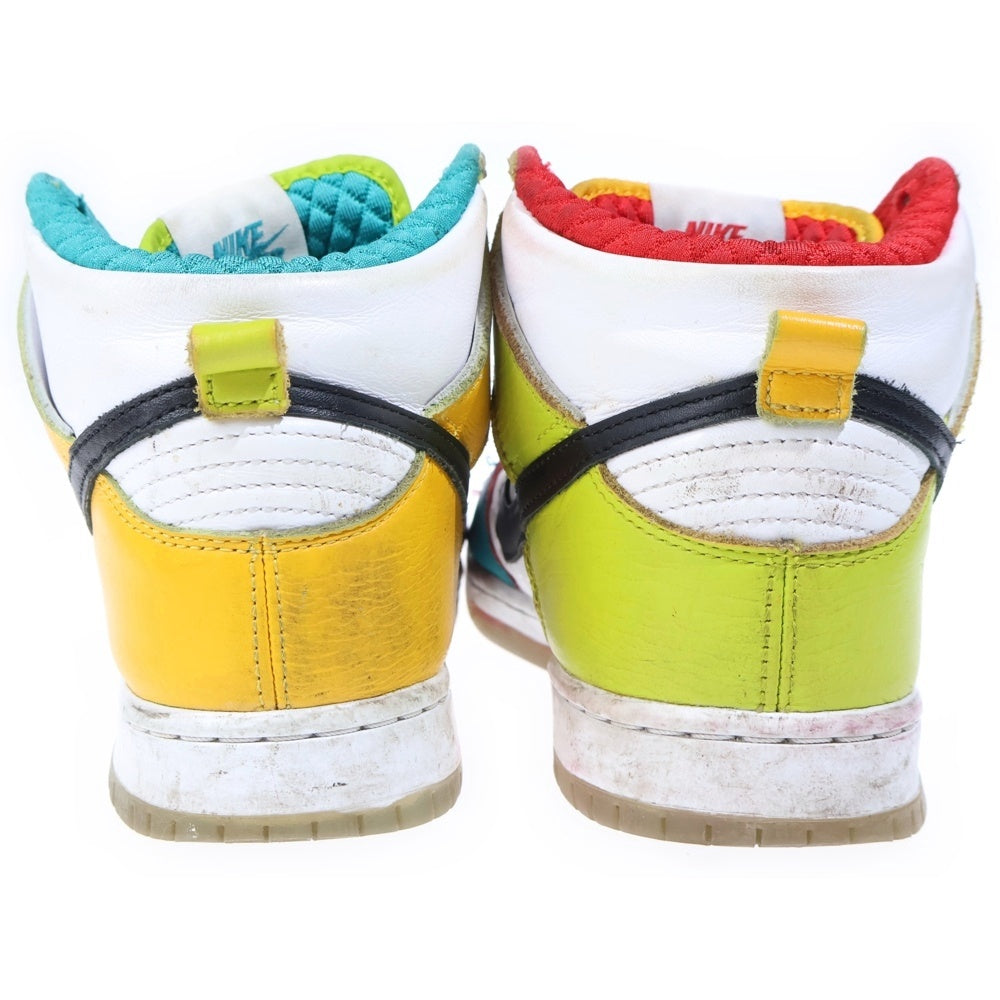 NIKE SB(ナイキエスビー) ×FROSKATE SB DUNK HIGH PRO QS All Love DH7778-100 フロスケート エスビー ダンクハイプロ オールラブ ハイカットスニーカー ホワイト/マルチ US6/24cm レディース
