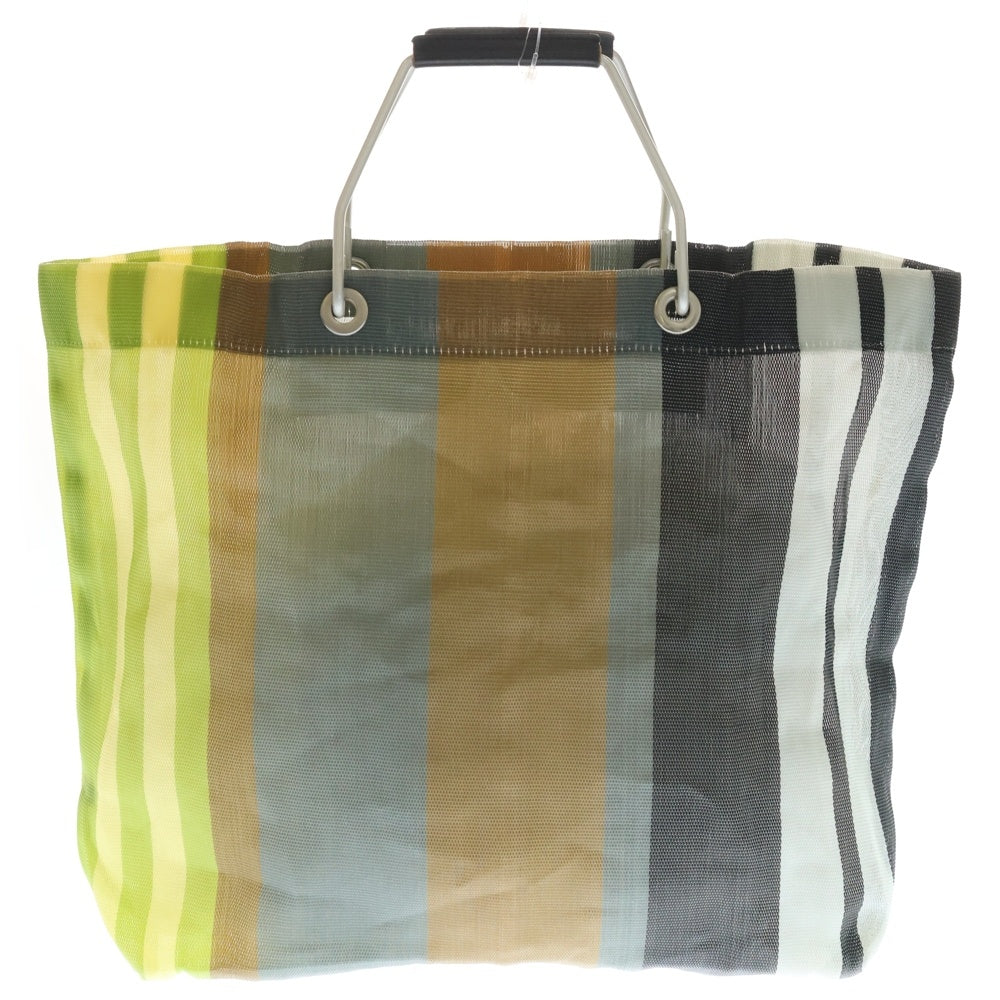 MARNI(マルニ) フラワーカフェ ストライプ トートバッグ マルチカラー