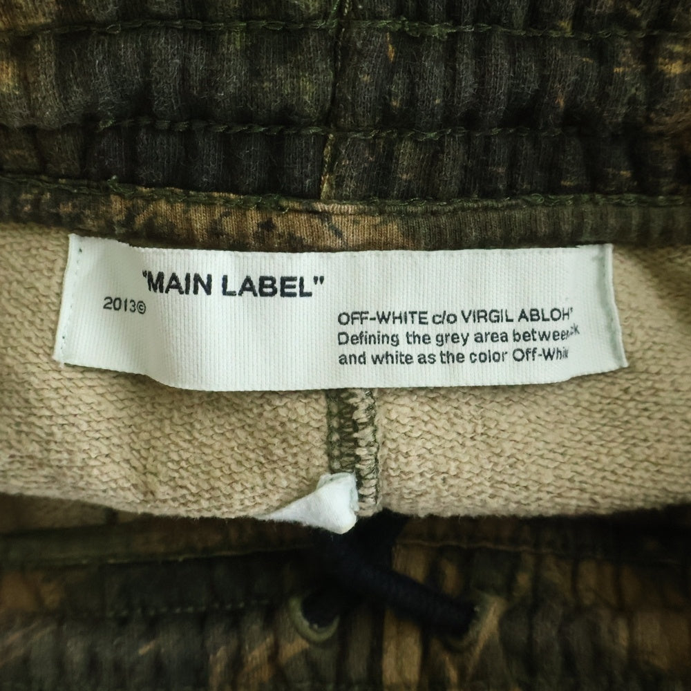 OFF-WHITE(オフホワイト) CAMOUFLAGE SWEATPANTS カモフラージュ スウェットパンツ カーキ OMCH020E19E30018