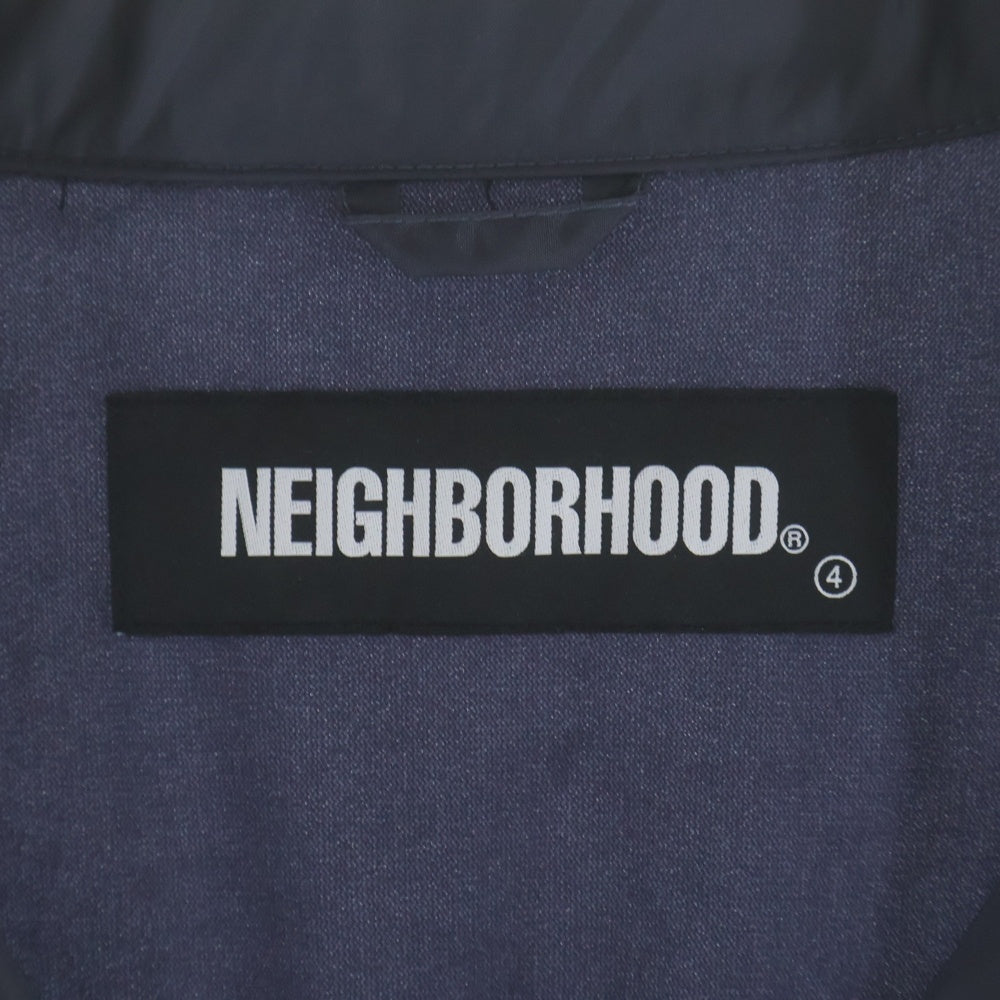 NEIGHBORHOOD(ネイバーフッド) 21SS BROOKS/N-JKT ロゴ 刺繍 コーチジャケット ネイビー 211TSNH-JKM01