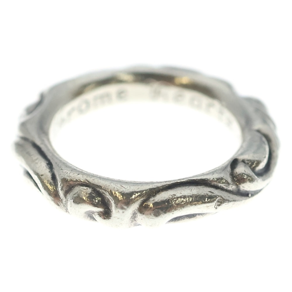 CHROME HEARTS(クロムハーツ) SCRL BAND スクロールバンド リング シルバー BCA351