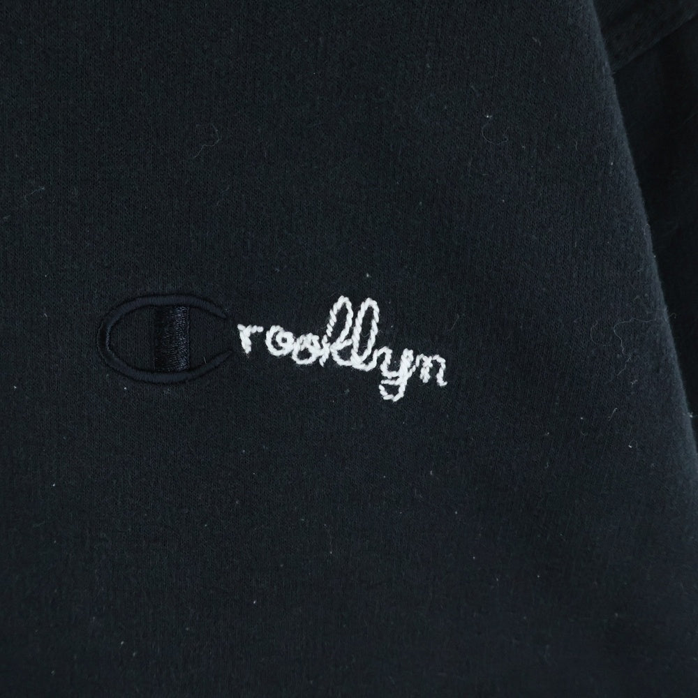 CHAMPION(チャンピオン) ×LEISURE LIFE NYC スウェットトレーナー ブラック