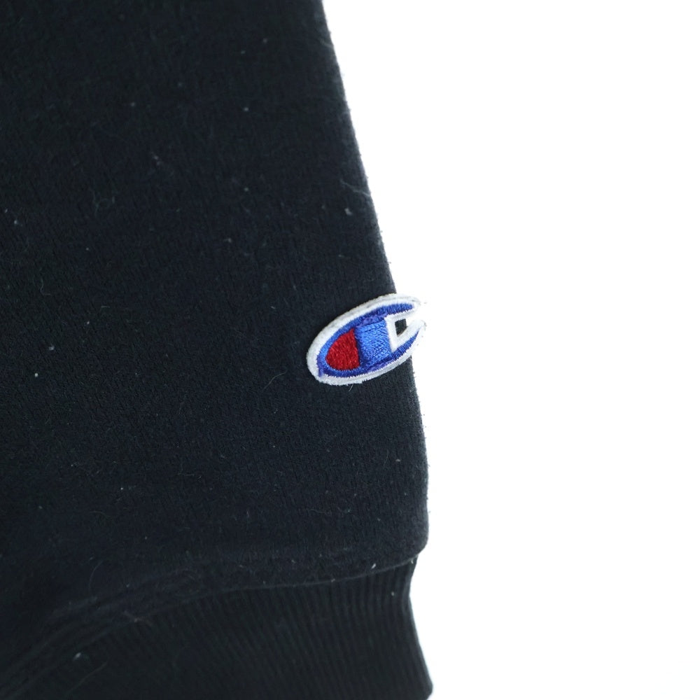 CHAMPION(チャンピオン) ×LEISURE LIFE NYC スウェットトレーナー ブラック