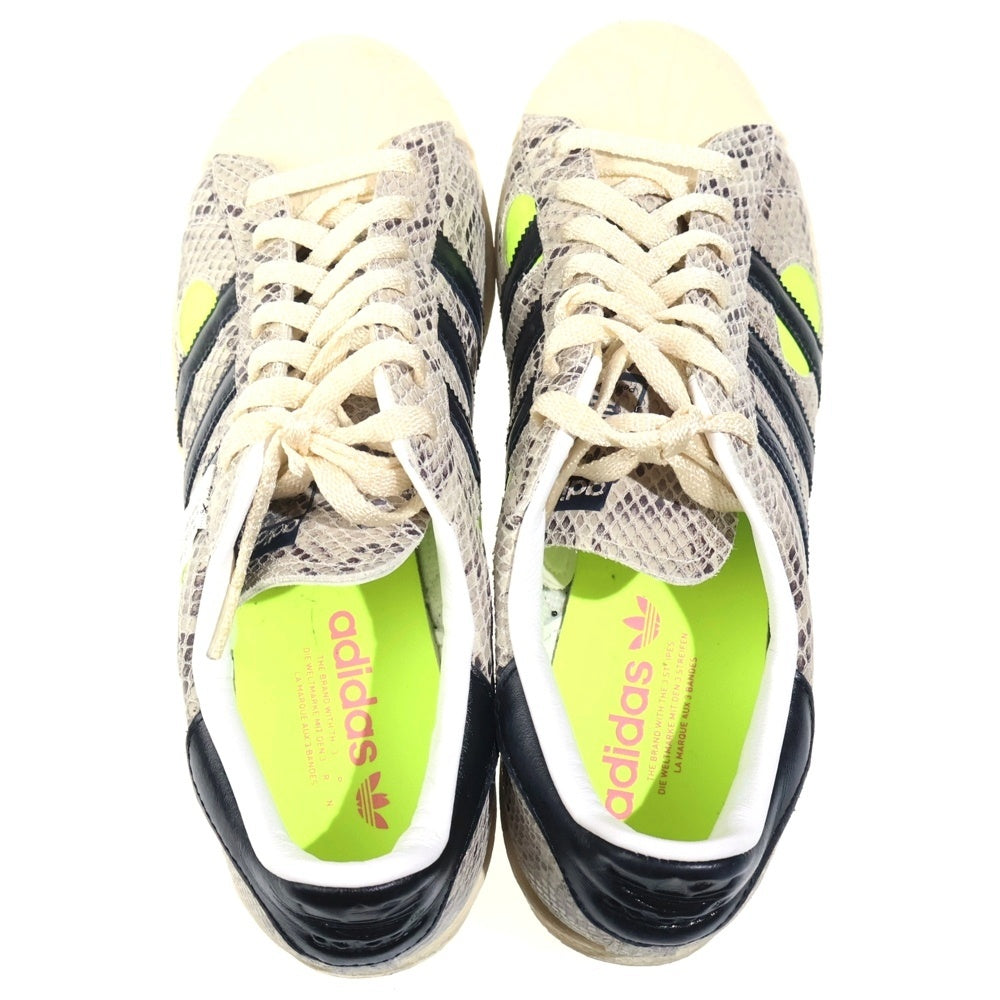 adidas(アディダス) ×FACE Superstar 82 Clear Brown スーパースター ローカットスニーカー IG4124 US9.5/27.5cm ホワイト/ブラウン