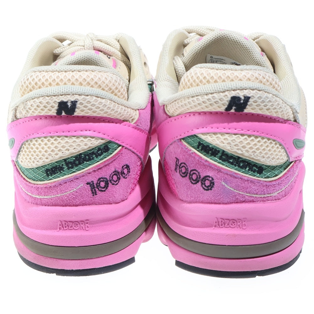 New Balance(ニューバランス) M1000MC ローカットスニーカー US10.5/28.5cm ピンク/ベージュ