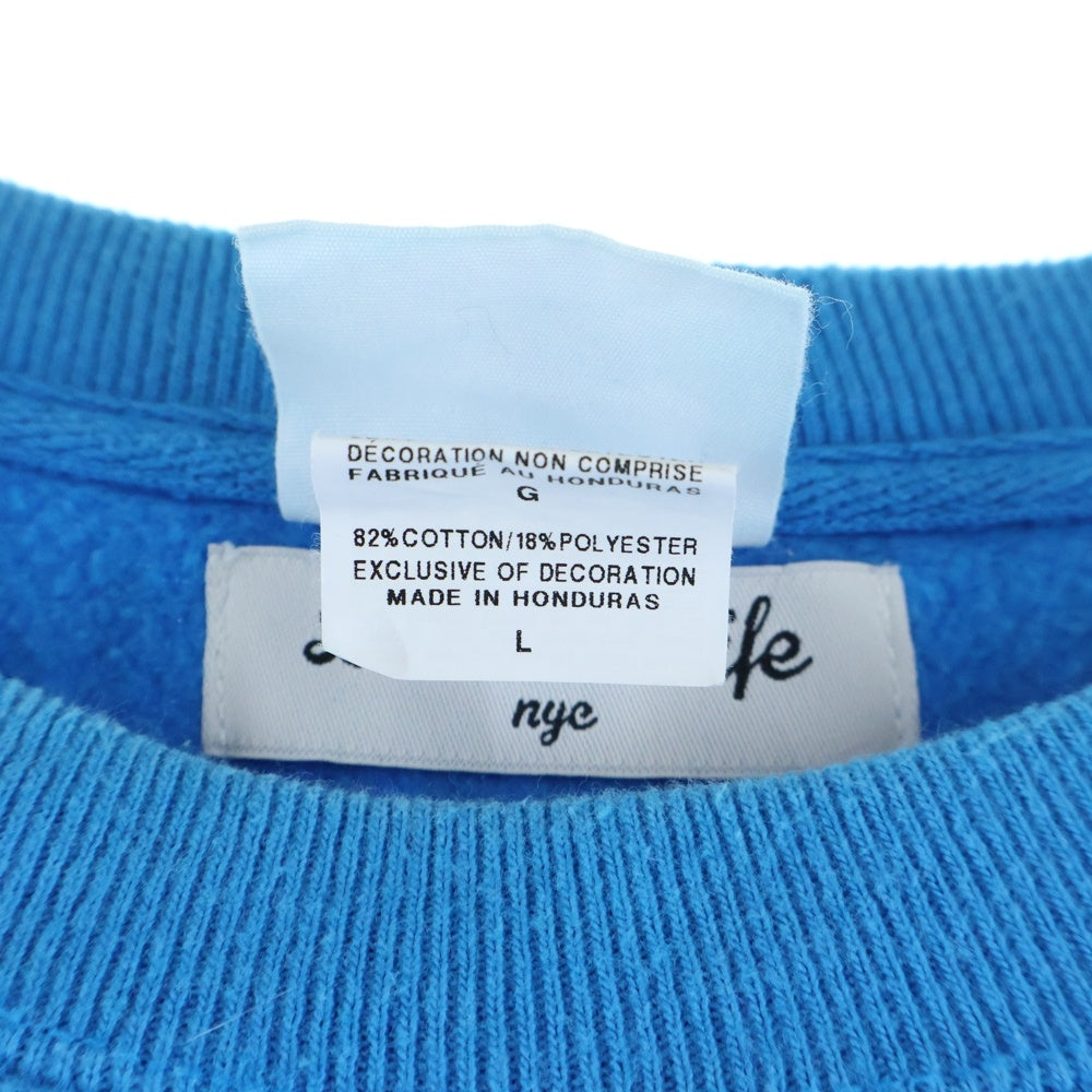 CHAMPION(チャンピオン) ×LEISURE LIFE NYC Reverse Weave リバースウィーブ スウェットトレーナー ブルー