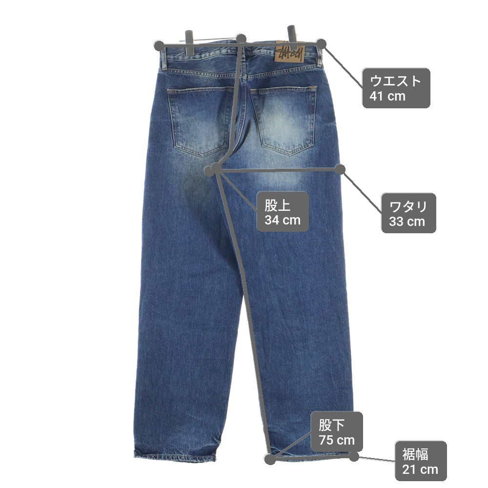 STUSSY(ステューシー) 25SS BIG OL JEAN VINTAGE DENIM デニムパンツ 116713 インディゴ