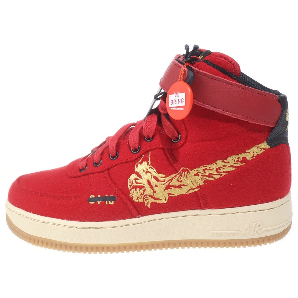 NIKE(ナイキ) ×MAHARISHI AIR FORCE 1 HIGH MAHARISHI RED CI3900-992 マハリシ エアフォース 1 ハイ バイユー ローカットスニーカー レッド US8/26cm