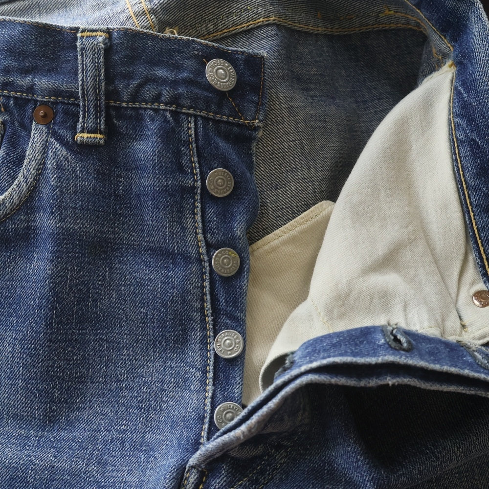 Levi's(リーバイス) 50s 501XX 47model BIG E ボタン裏16 片面タブ 通常R デニムパンツ インディゴ