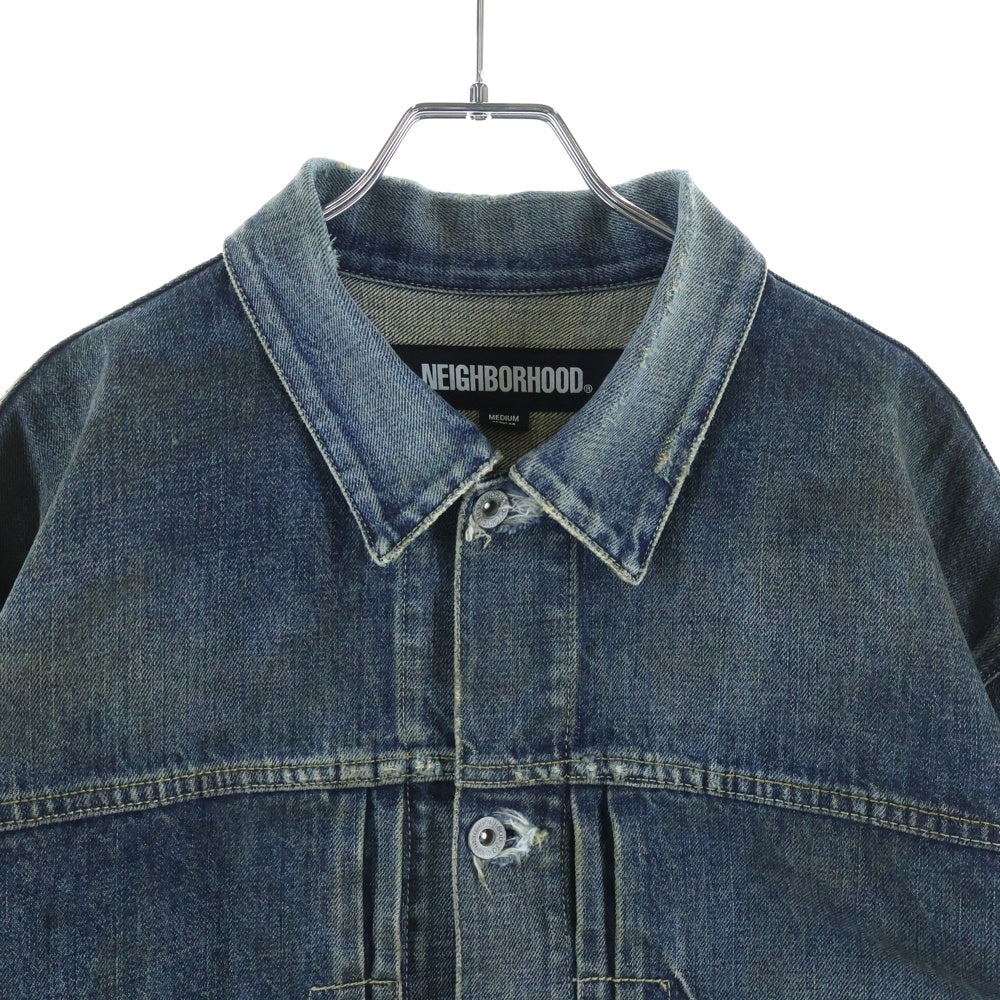 NEIGHBORHOOD(ネイバーフッド) 24AW SAVAGE DENIM TYPE-1 JACKET 1st デニムジャケット インディゴ 242XBNH-JKM01