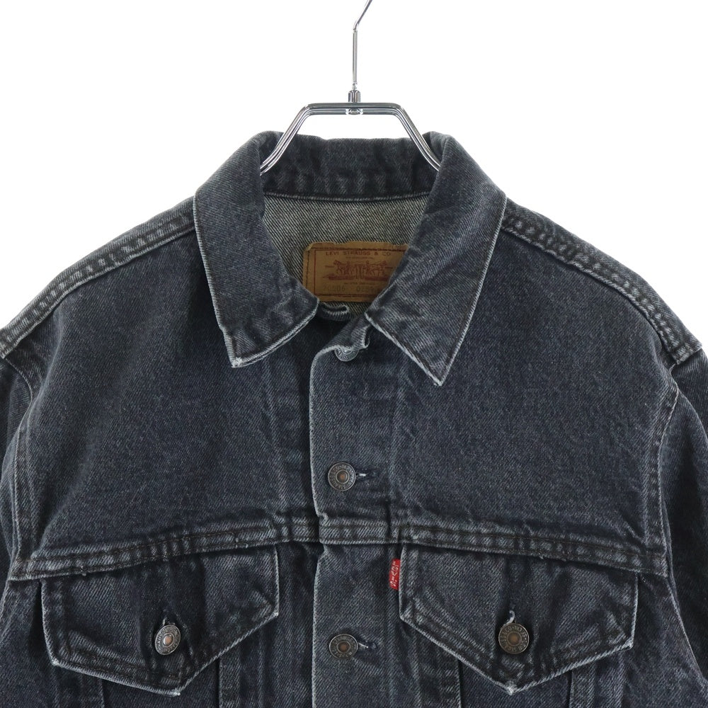 Levi's(リーバイス) 80s VINTAGE 70506-0259 先染め ボタン裏527 デニムトラッカージャケット ブラック