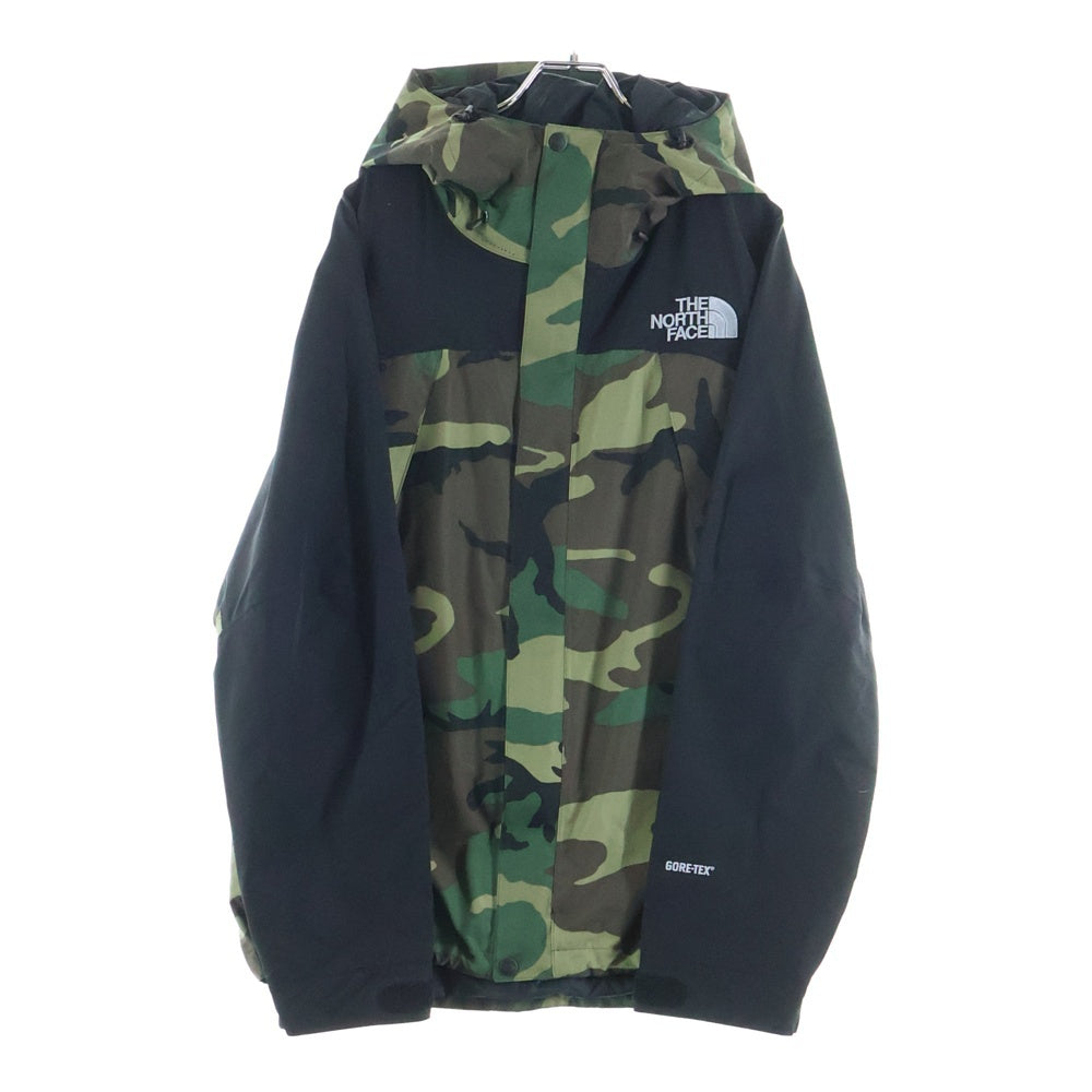 THE NORTH FACE(ザノースフェイス) NOVELTY MOUNTAIN JACKET 迷彩 ナイロン ノベルティージャケット ブラック/カーキ NP61545
