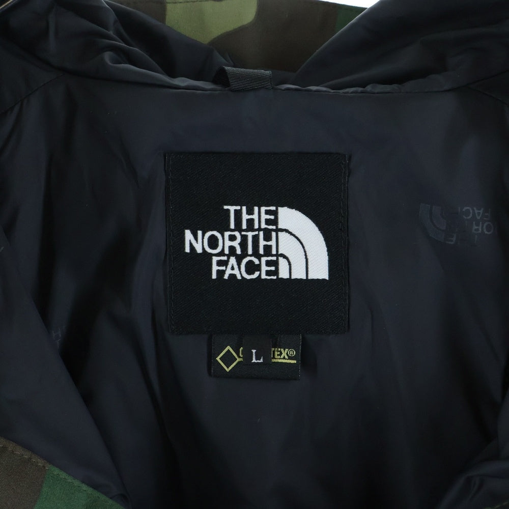 THE NORTH FACE(ザノースフェイス) NOVELTY MOUNTAIN JACKET 迷彩 ナイロン ノベルティージャケット ブラック/カーキ NP61545