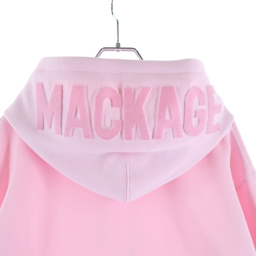 MACKAGE(マッカージュ) DOUBLE FACE JERSEY プルオーバーパーカー ピンク KRYS-R