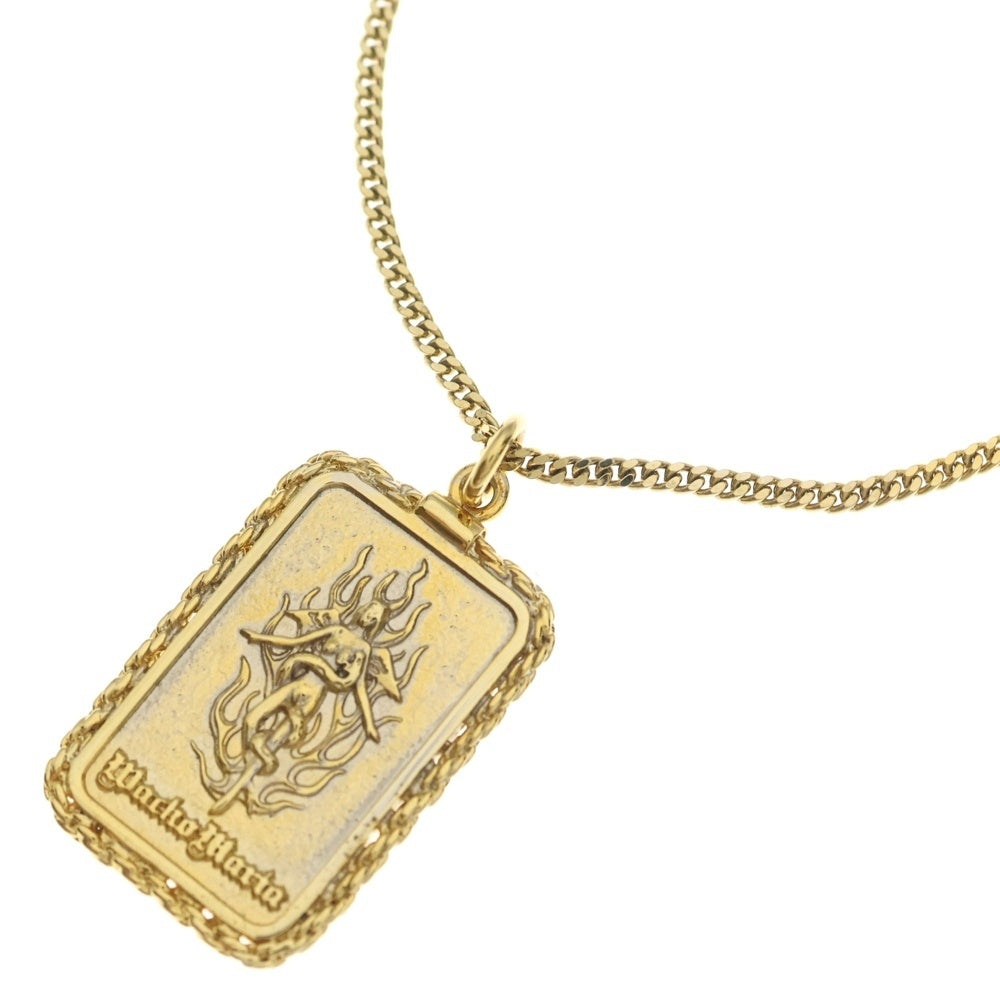 WACKO MARIA(ワコマリア) PLATE NECKLACE TYPE-2 快楽 プレートネックレス ゴールド
