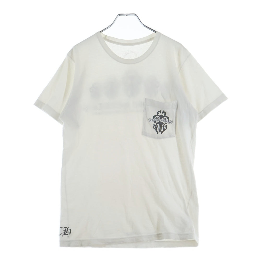 CHROME HEARTS(クロムハーツ) MADE IN HOLLYWOOD DAGGER TEE ハリウッド ヴァインダガー ポケット半袖Tシャツ カットソー ホワイト