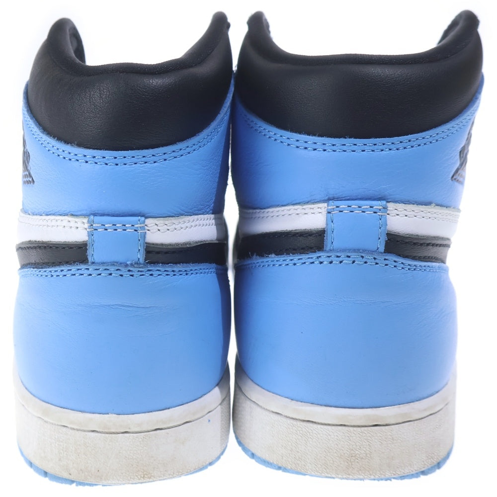 NIKE(ナイキ) AIR JORDAN 1 RETRO HI OG UNIVERSITY BLUE DZ5485-400 エアジョーダン1ハイOG ユニバーシティブルー ハイカットスニーカー ホワイト/ブルー US9/27cm