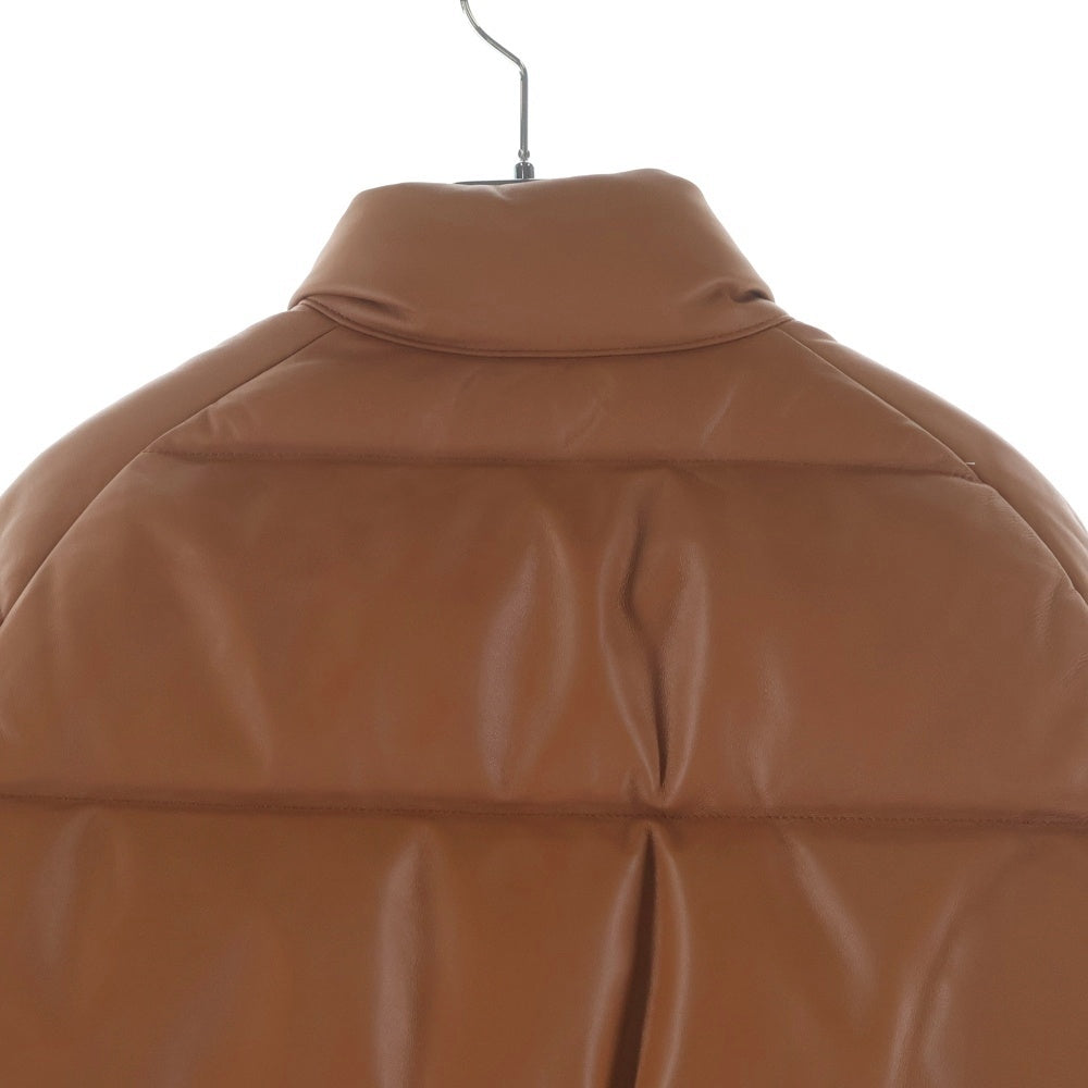 A BATHING APE(アベイシングエイプ) 25AW LEATHER CLASSIC DOWN JACKET シープスキン レザー クラシック ダウンジャケット ブラウン 001DNL801011M