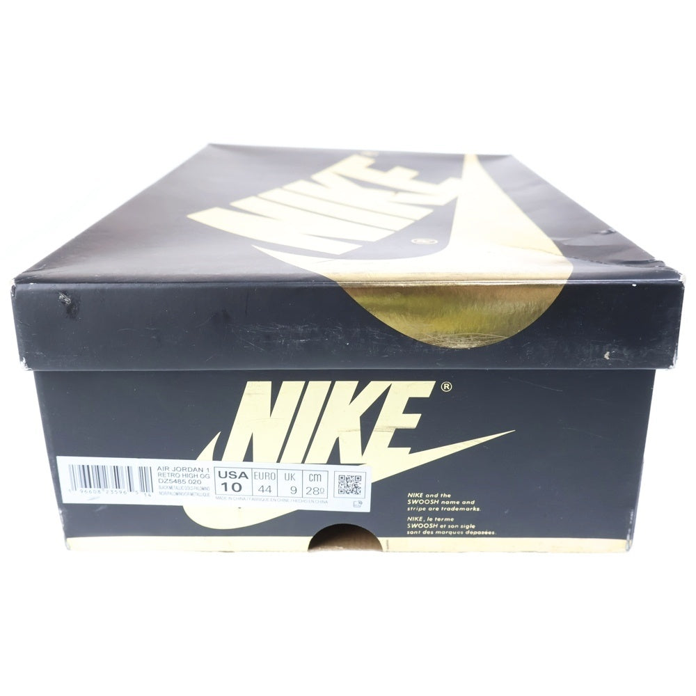 NIKE(ナイキ) AIR JORDAN 1 RETRO HIGH OG PALOMINO エアジョーダン1 レトロ パロミノ ハイカットスニーカー ブラウン/ブラック US10/28cm DZ5485-020