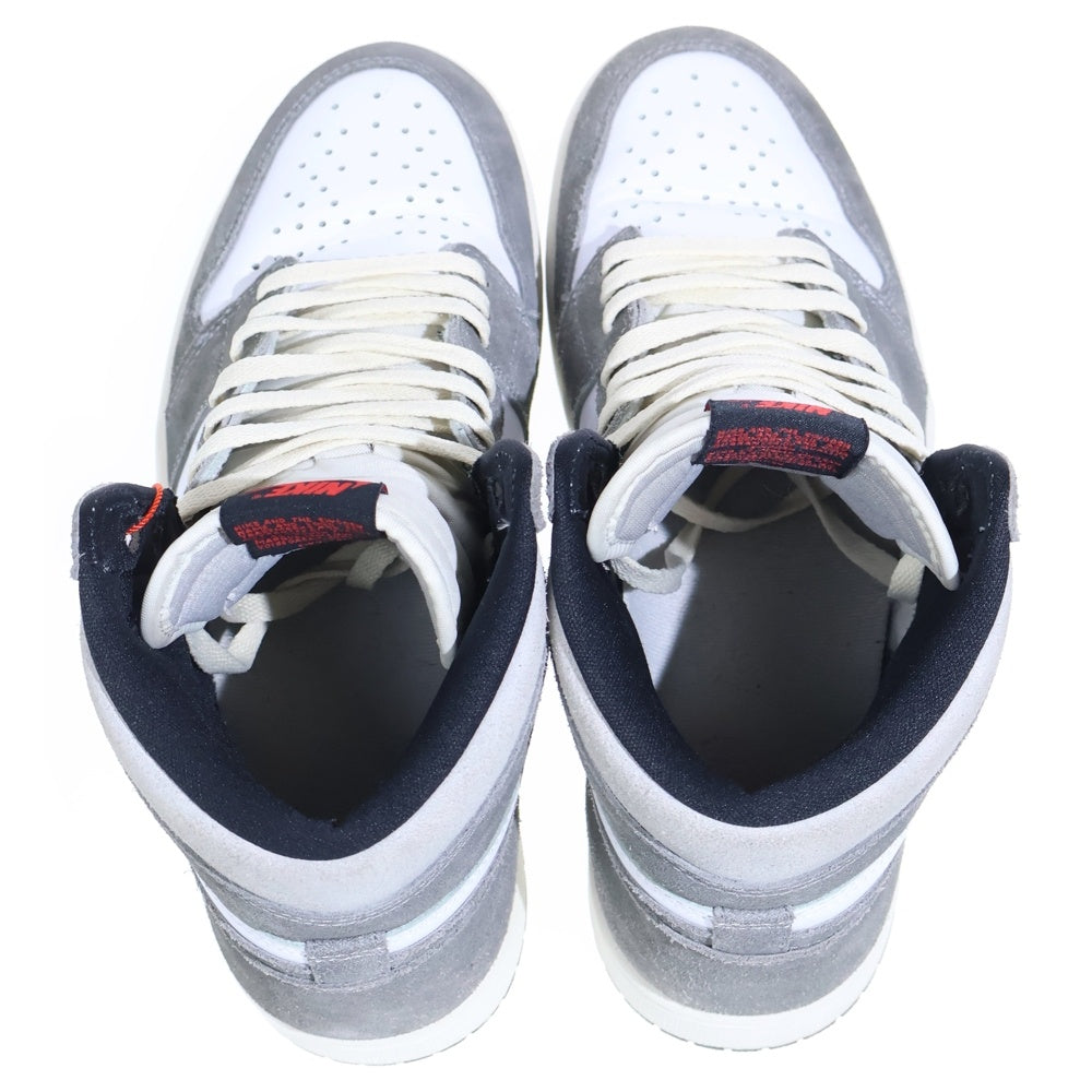 NIKE(ナイキ) AIR JORDAN 1 RETRO HIGH OG BLACK AND SMOKE GREY DZ5485-051 エアジョーダン ブラックアンドスモークグレー ハイカットスニーカー US10/28cm