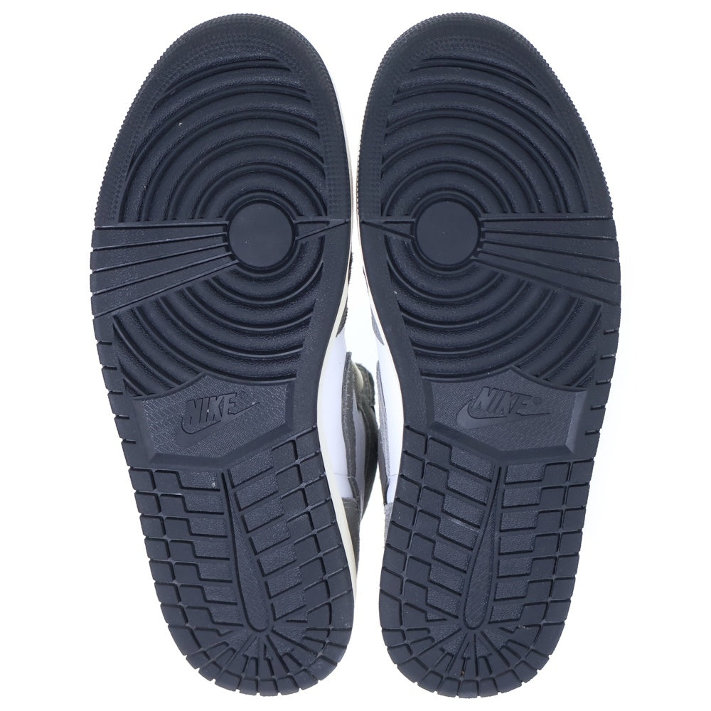 NIKE(ナイキ) AIR JORDAN 1 RETRO HIGH OG BLACK AND SMOKE GREY DZ5485-051 エアジョーダン ブラックアンドスモークグレー ハイカットスニーカー US10/28cm