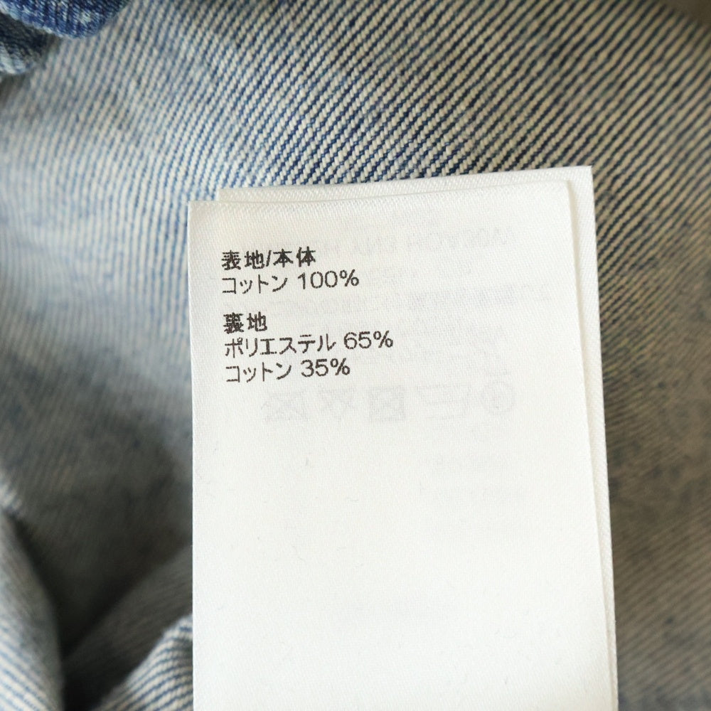 LOUIS VUITTON(ルイヴィトン) 23AW×YK Zipup Denim Bluzon Dot RM232H YN3 HOA30W 草間彌生 ドット柄ジップアップデニムブルゾンジャケット インディゴ