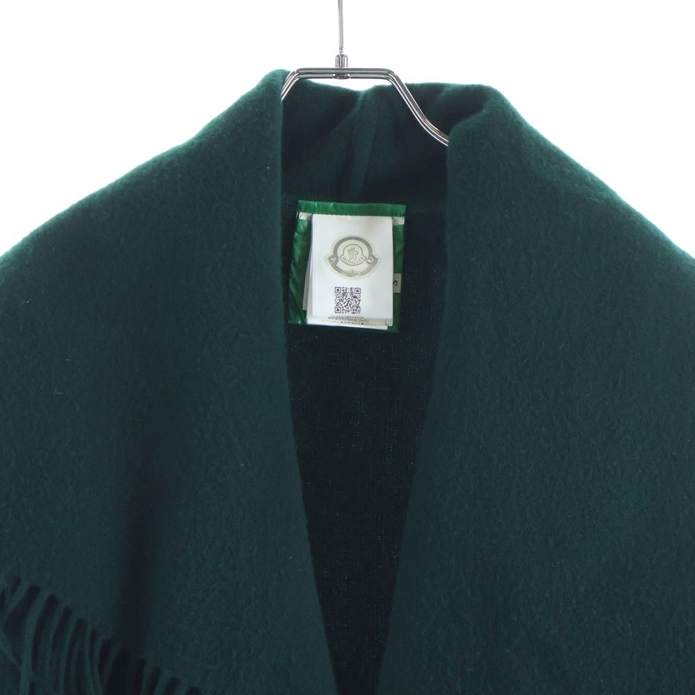 MONCLER(モンクレール) 18AW MANTELLA 羊毛切替 レーヨン ジャケット グリーン レディース D20930087705