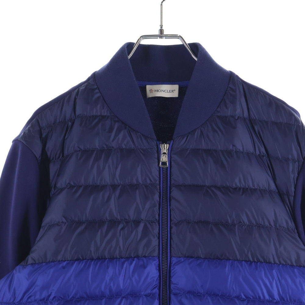 MONCLER(モンクレール) 18SS ダウン切替 ジップアップジャケット ブルー D10918416900