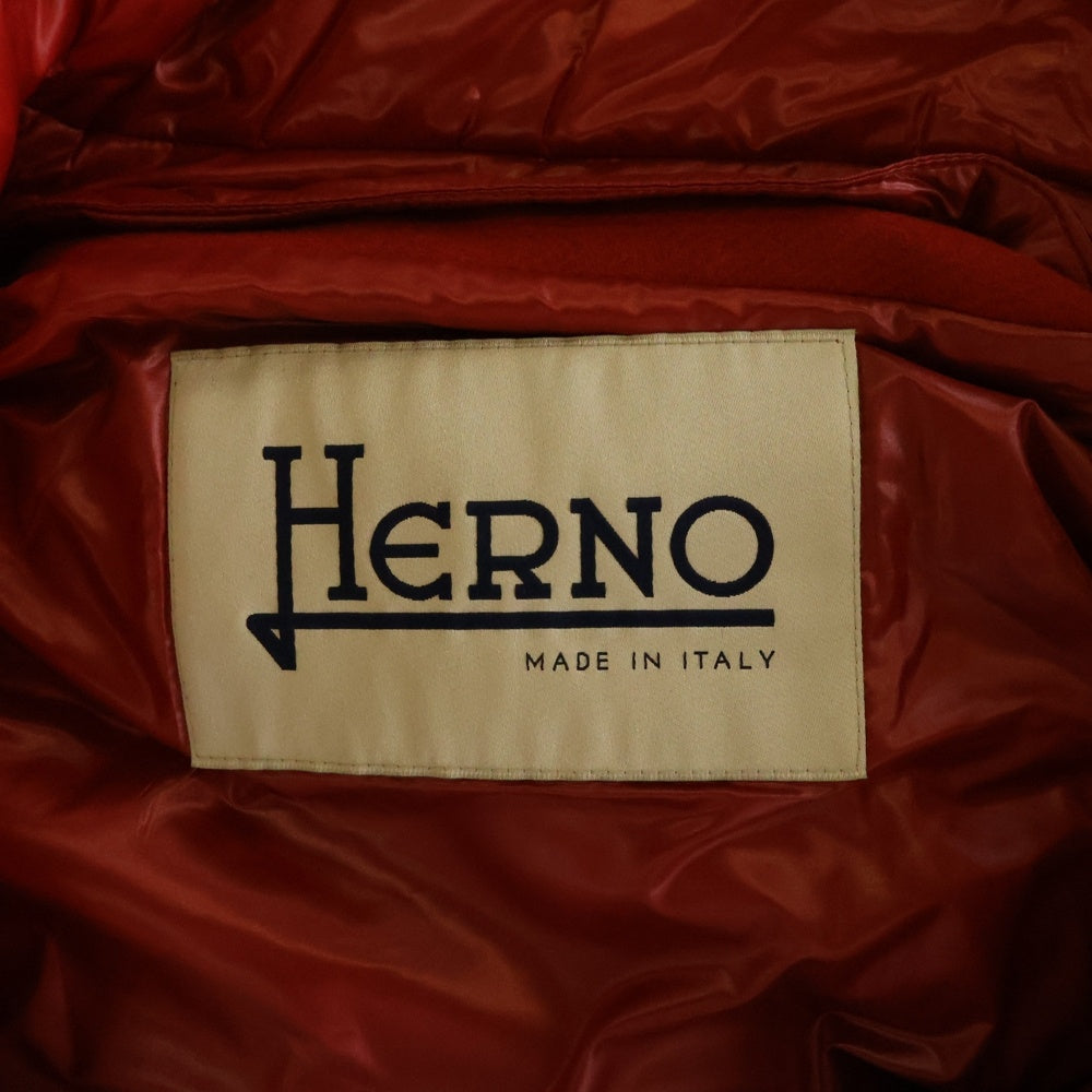 HERNO(ヘルノ) ダウン切替 レイヤードコート レッド レディース CA0250D-39601-6001