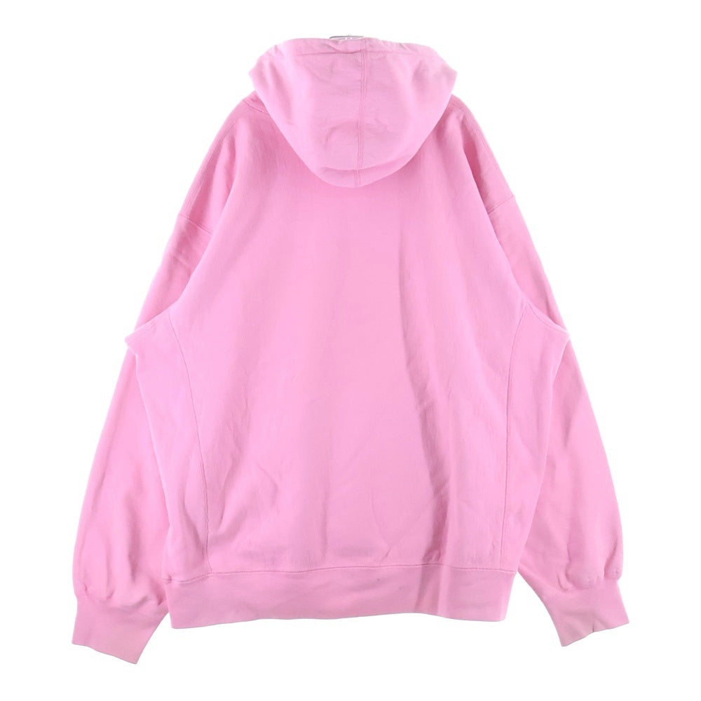 SUPREME(シュプリーム) 21AW Number One Hooded Sweatshirt フロントロゴ スウェット フーディー プルオーバーパーカー ピンク