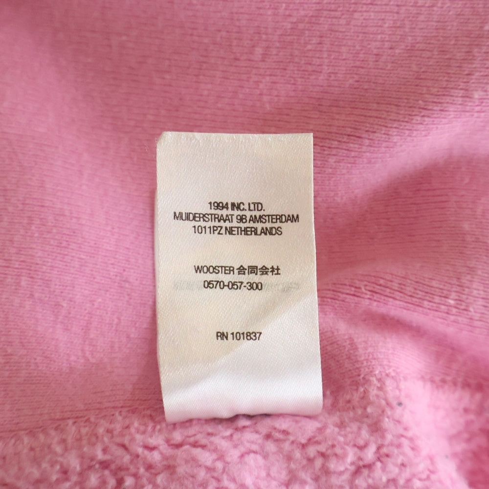 SUPREME(シュプリーム) 21AW Number One Hooded Sweatshirt フロントロゴ スウェット フーディー プルオーバーパーカー ピンク
