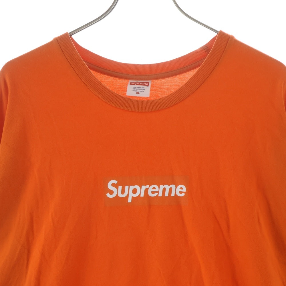 SUPREME(シュプリーム) 20AW Box Logo L/S Tee ボックスロゴ 長袖Tシャツ カットソー オレンジ