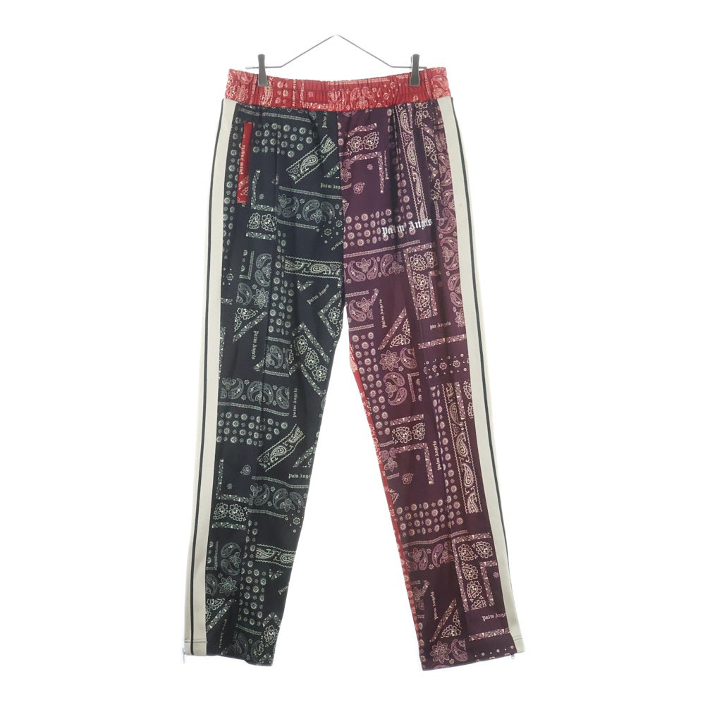 Palm Angels(パームエンジェルス) 19AW Bandanna Track PANTS バンダナ柄 トラックパンツ ブラック/レッド PMCA023E19608002