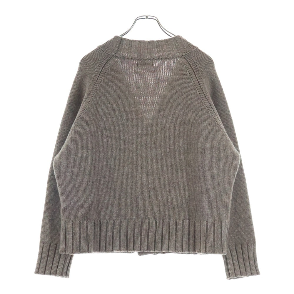nakedgauge(ネイキッドゲージ) COMFORT BLEND YARN JAPANESE CARDIGAN コンフォートブレンドヤーンジャパニーズカーディガン ブラウン N0010